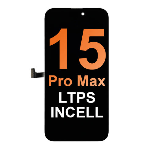 (AM Pro) LTPS InCell LCD Assembly for iPhone 15 Pro Max - Black