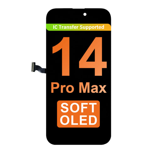 (AM Pro) Soft OLED Assembly for iPhone 14 Pro Max - Black